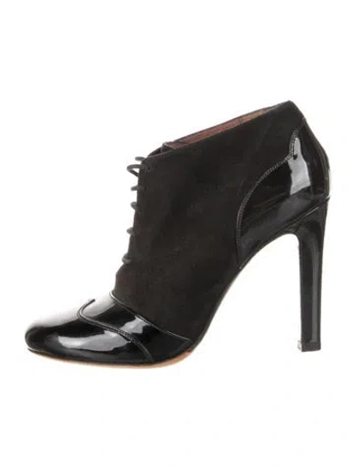 Pre-owned Tabitha Simmons Suede Boots In Black