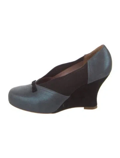 Pre-owned Tabitha Simmons Suede Bow Accents Mules In Brown