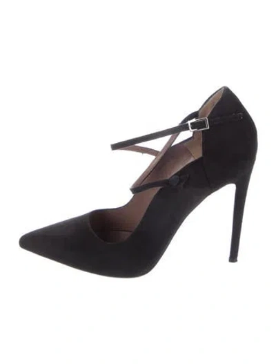 Pre-owned Tabitha Simmons Suede Pumps In Blue