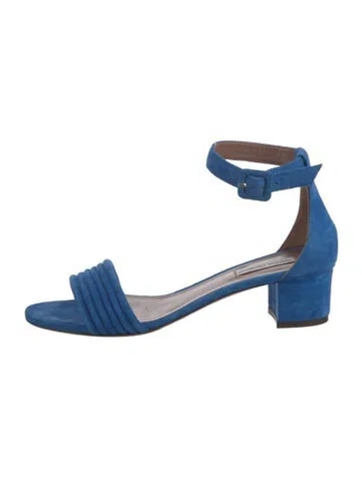 Pre-owned Tabitha Simmons Suede Sandals In Blue