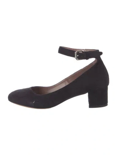 Pre-owned Tabitha Simmons Velvet Pumps In Blue