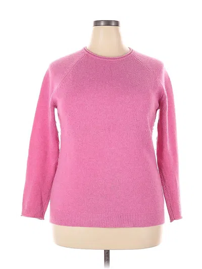Pre-owned Tabitha Webb Wool Pullover Sweater In Pink