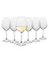 Table 12 14.5-ounce White Wine Glasses, Set Of 6 In No Color