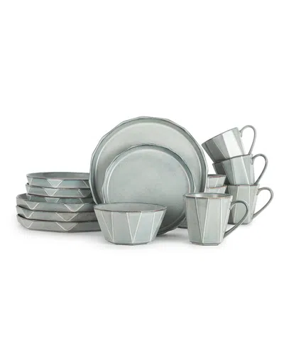 TABLE 12 TABLE 12 16PC STONEWASHED DINNERWARE SET