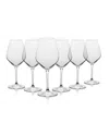 Table 12 6pc White Wine Set In White
