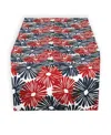 Tableau American Splash Table Runner, 72" X 14" In Red,white,blue