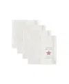 TABLEAU CUTIES AMERICANA SET OF 4 NAPKINS, 8.25" X 8.25"