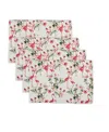 Tableau Flamingos Placemats, Set Of 4 In Multi