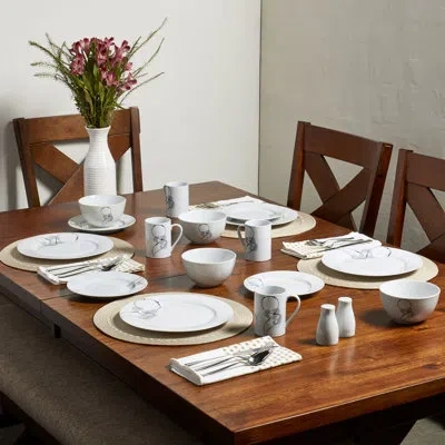 Tabletops Gallery 16 Piece Dinnerware Set Jacqueline In White