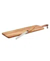 Tabletops Gallery Acacia Rectangular Serving Board Set In Wood
