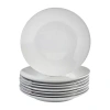 Tabletops Unlimited 8-pc. Ceramic Dinner Plate In White