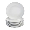 Tabletops Unlimited 8-pc. Ceramic Salad Plate In White