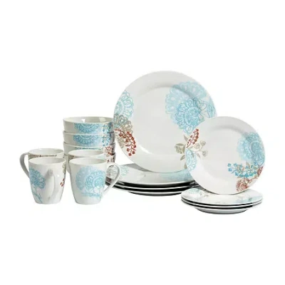 Tabletops Unlimited Emma 16-pc. Porcelain Dinnerware Set In White