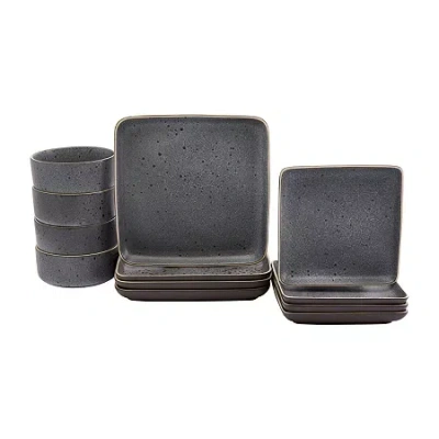 Tabletops Unlimited Madison 12-pc. Stoneware Dinnerware Set In Gray