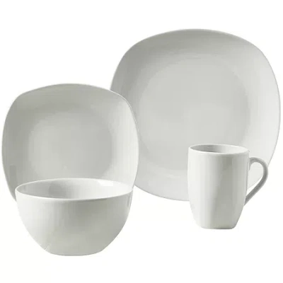 Tabletops Unlimited Tabletops Gallery Logan 16-pc. Ceramic Dinnerware Set In White