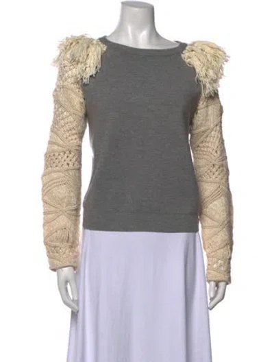 Pre-owned Tabula Rasa Wool Crew Neck Sweater In Multicolor