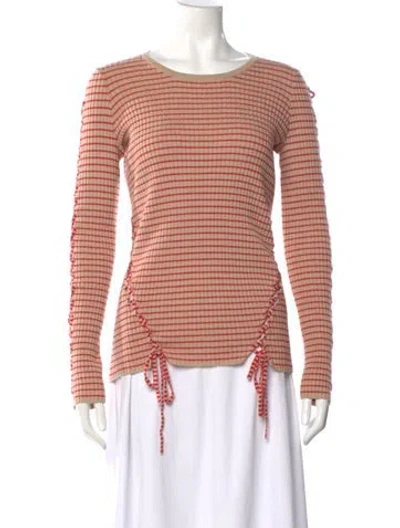 Pre-owned Tabula Rasa Wool Striped Sweater In Neutral