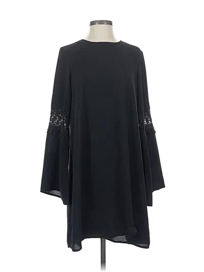 Pre-owned Tacera Casual Dress In Black