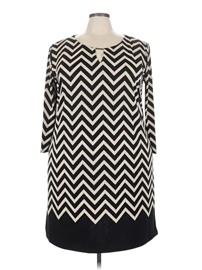 Pre-owned Tacera Casual Dress In Black
