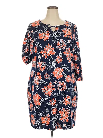 Pre-owned Tacera Casual Dress In Blue