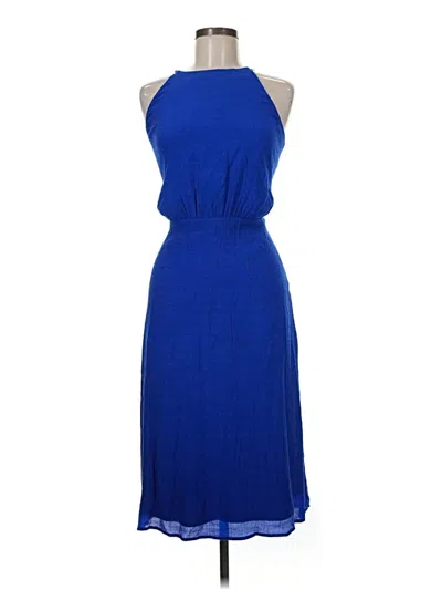 Pre-owned Tacera Casual Dress In Blue