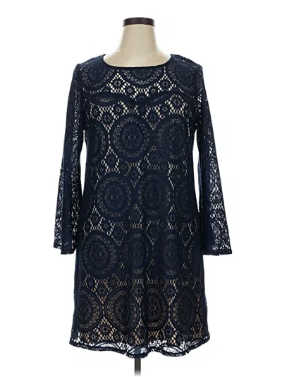 Pre-owned Tacera Casual Dress In Blue