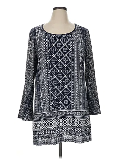 Pre-owned Tacera Casual Dress In Blue