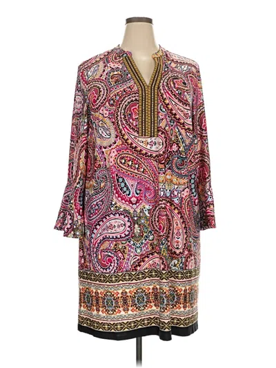 Pre-owned Tacera Casual Dress In Brown