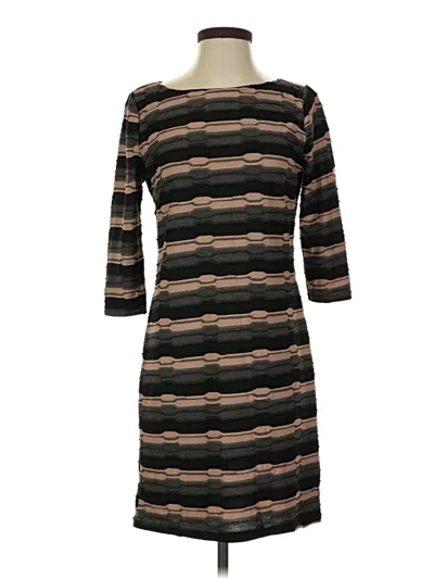 Pre-owned Tacera Casual Dress In Brown
