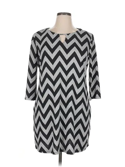 Pre-owned Tacera Casual Dress In Gray