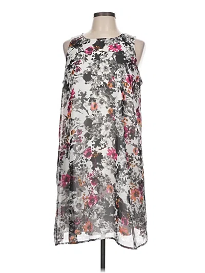 Pre-owned Tacera Casual Dress In Gray