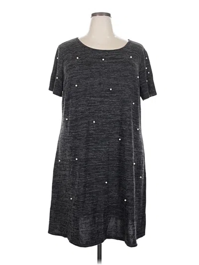 Pre-owned Tacera Casual Dress In Gray