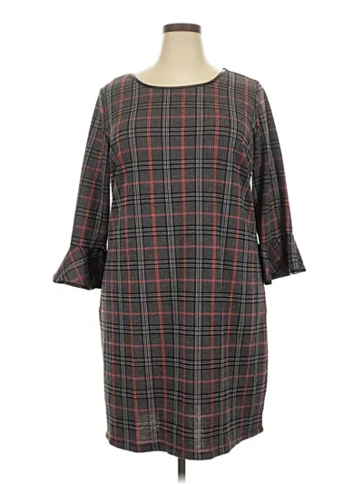 Pre-owned Tacera Casual Dress In Gray