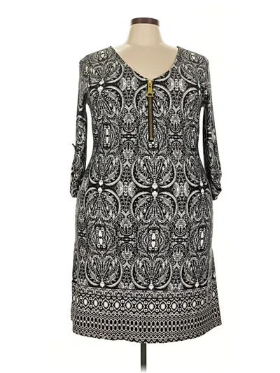 Pre-owned Tacera Casual Dress In Gray