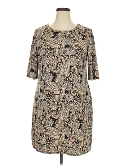 Pre-owned Tacera Casual Dress In Gray