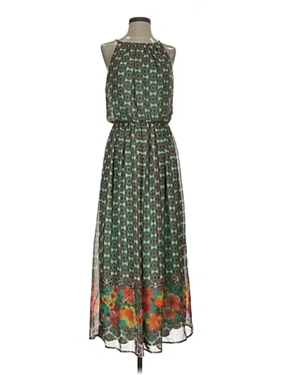 Pre-owned Tacera Casual Dress In Green