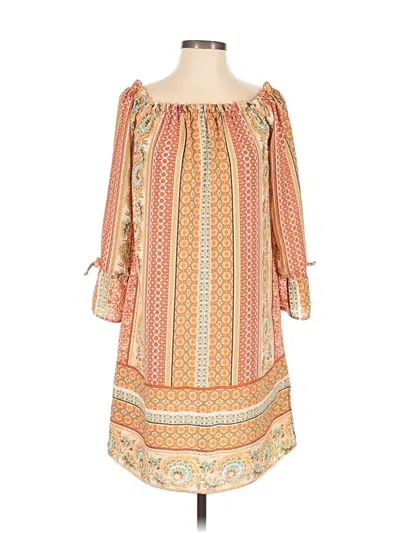 Pre-owned Tacera Casual Dress In Orange