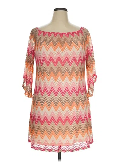 Pre-owned Tacera Casual Dress In Orange