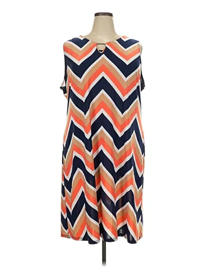 Pre-owned Tacera Casual Dress In Orange