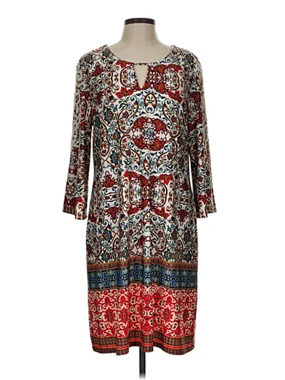 Pre-owned Tacera Casual Dress In Red