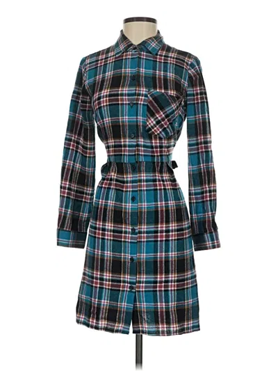 Pre-owned Tacera Casual Dress In Teal