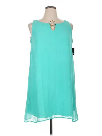 Pre-owned Tacera Casual Dress In Teal
