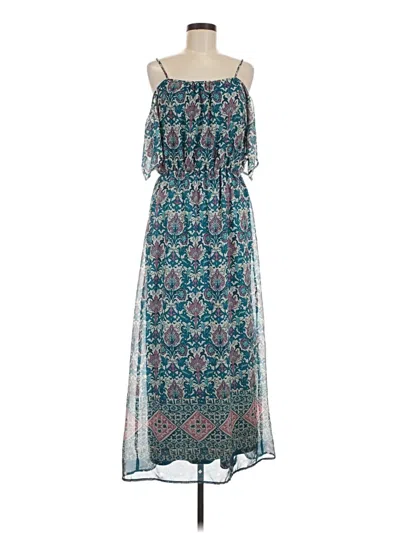 Pre-owned Tacera Casual Dress In Teal