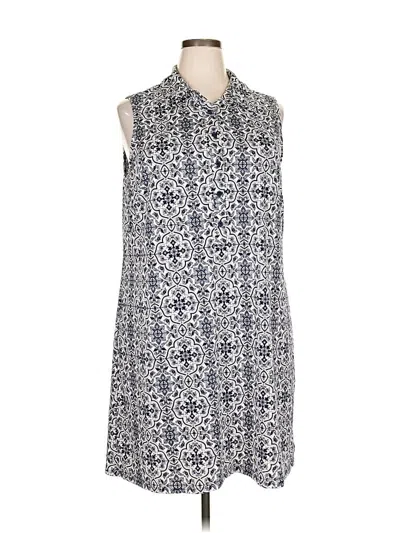 Pre-owned Tacera Casual Dress In White