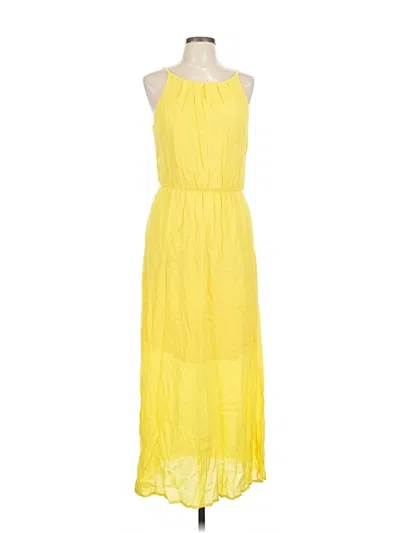 Pre-owned Tacera Casual Dress In Yellow