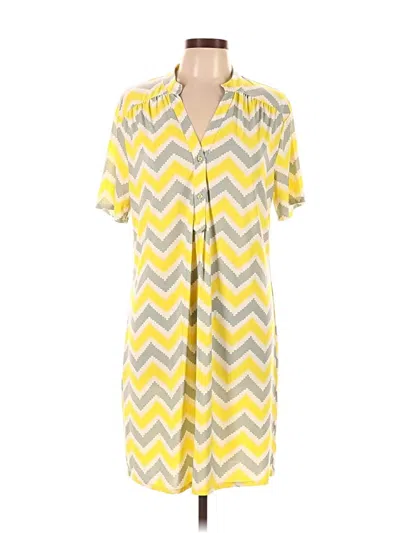 Pre-owned Tacera Casual Dress In Yellow