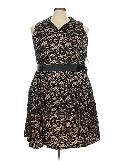 Pre-owned Tacera Cocktail Dress In Black