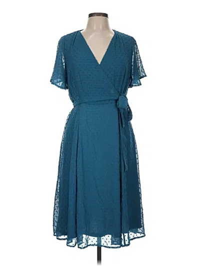 Pre-owned Tacera Cocktail Dress In Blue