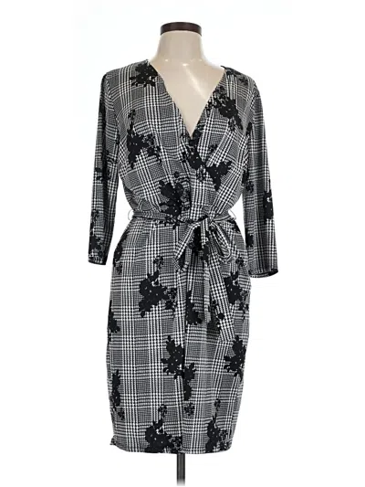 Pre-owned Tacera Cocktail Dress In Gray