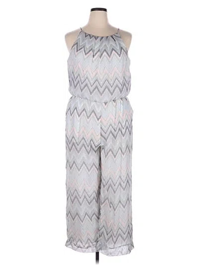 Pre-owned Tacera Jumpsuit In Gray